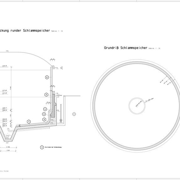 Aufstockung Schlammbehälter - Kläranlage Rangendingen