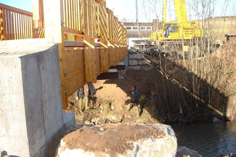 Brücke beim Tennisheim - Gemeinde Rangendingen